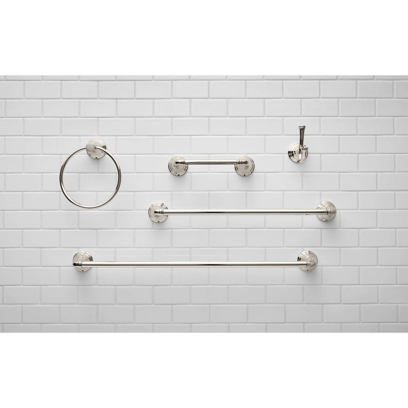 American Standard 7052230.013 Delancey Pivoting Toilet Paper Holder, Polished Nickel - Image 3